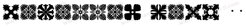Hawaiian Caps字体转换